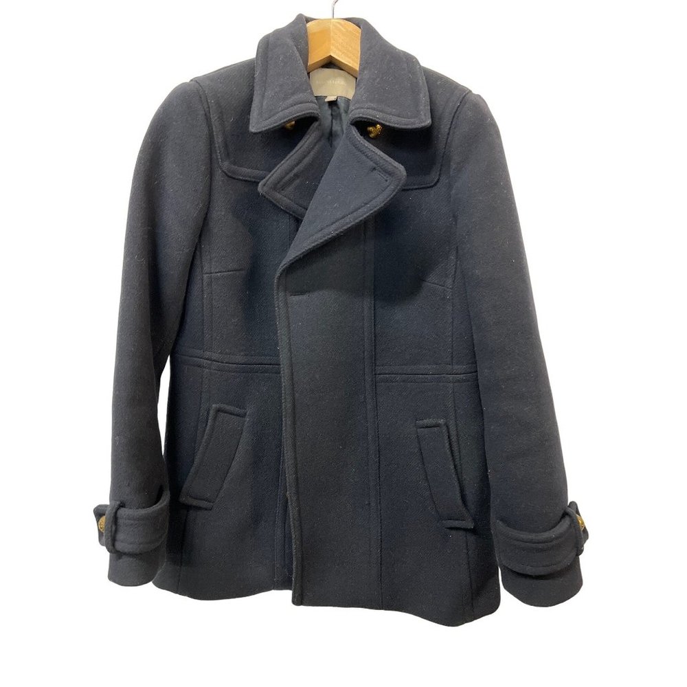 Banana Republic 14 Navy Peacoat